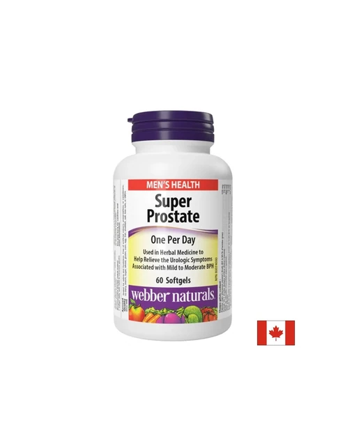 Super Prostate Webber Naturals - 60 софтгел капсули
